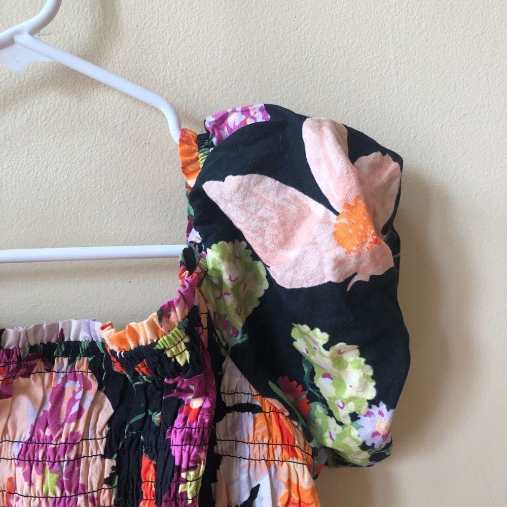 H&M SMOCKED OFF-THE-SHOULDER DRESS - Picture 7 of 10